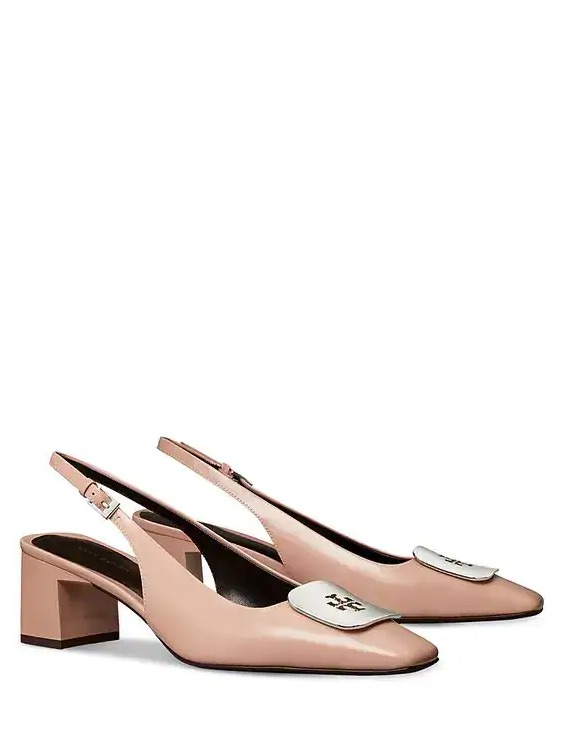 Tory Burch Georgia Pink Slingback Heel 8.5